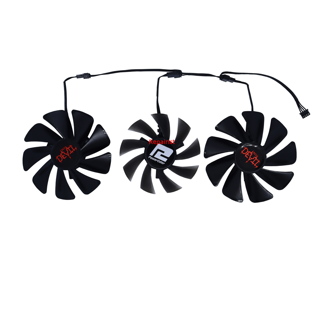 Rx 6800 Xt 16Gb Video Card - 3Pcs/Set,Graphics Video Card Fan,GPU VGA Cooler,DIY