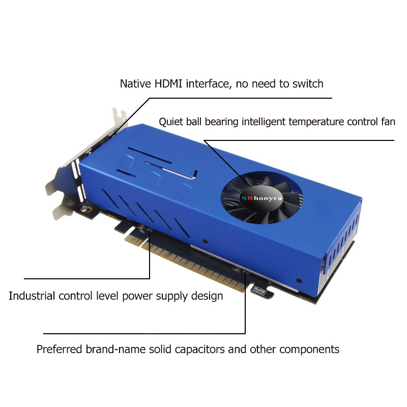 SRhonyra GeForce GTX1660S 1050 - 4 Hdmi Multi Monitor Video Card 4K 评论和价格