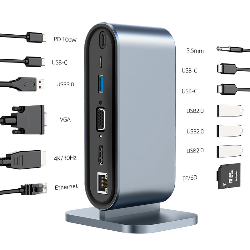 USB C 3.0 HUB Type C to Multi  - 4 Hdmi Multi Monitor Video Card 4K 评论和价格
