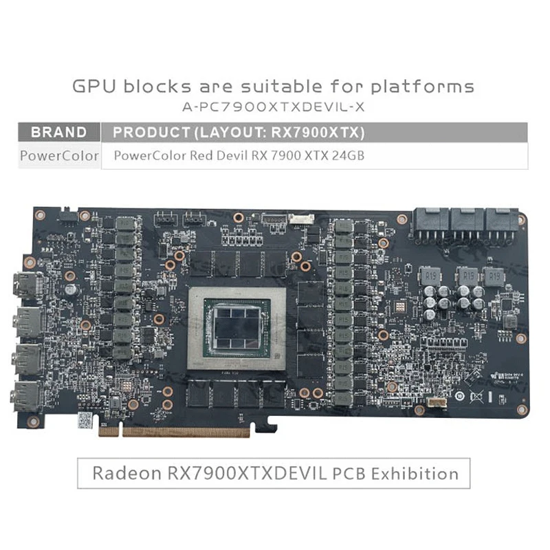 Bykski A-PC7900XTXDEVIL-X GPU  - Rx 7900 Xtx 24Gb Video Card 评论和价格