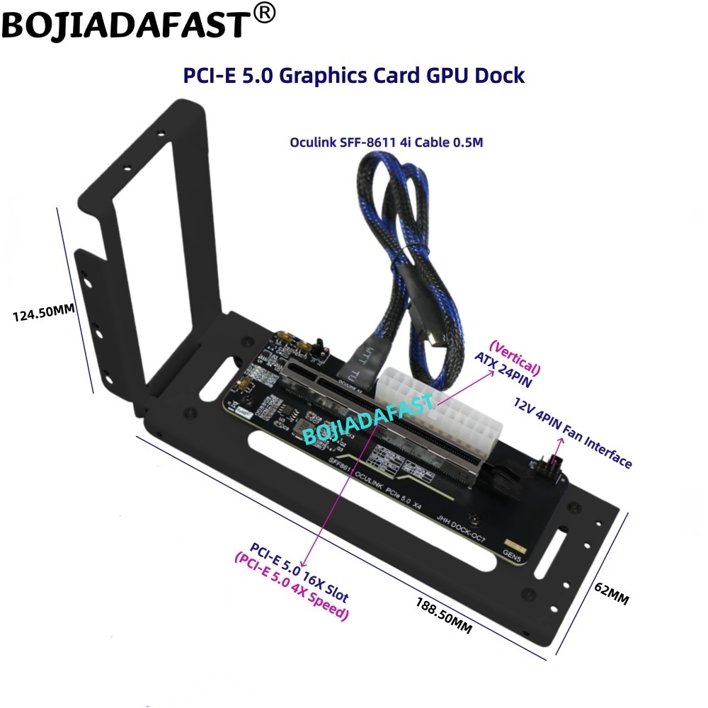PCI-E 5.0 X4 OCuLink External  - Oculink Egpu Dock Graphics Card 评论和价格