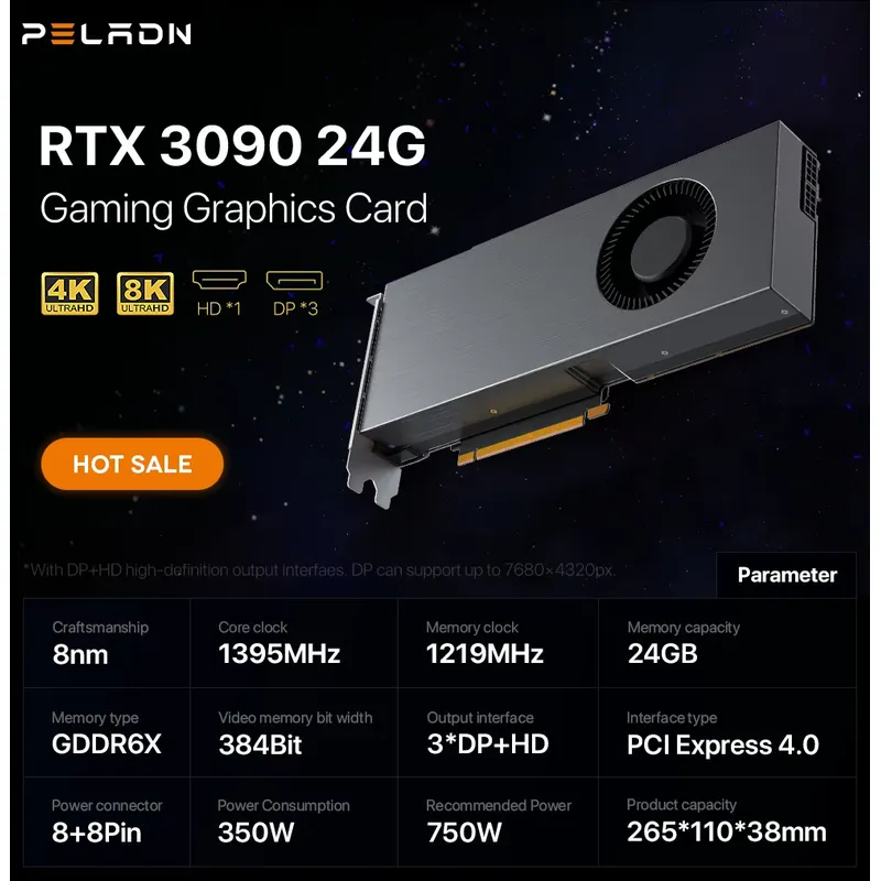 Hot Sale Deep Learning GPU Gef - Rtx 3080 Ti 12Gb 评论和价格