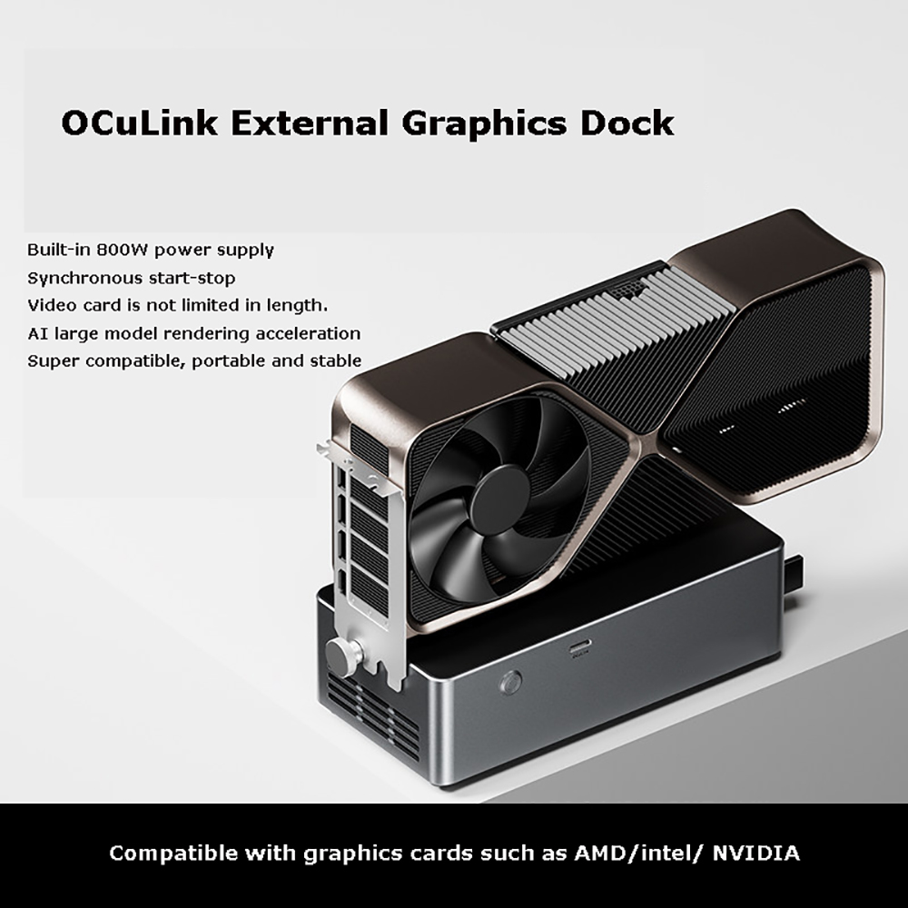 AG02/AG01 EGPU Dock with OCuLi - Oculink Egpu Dock Graphics Card 评论和价格