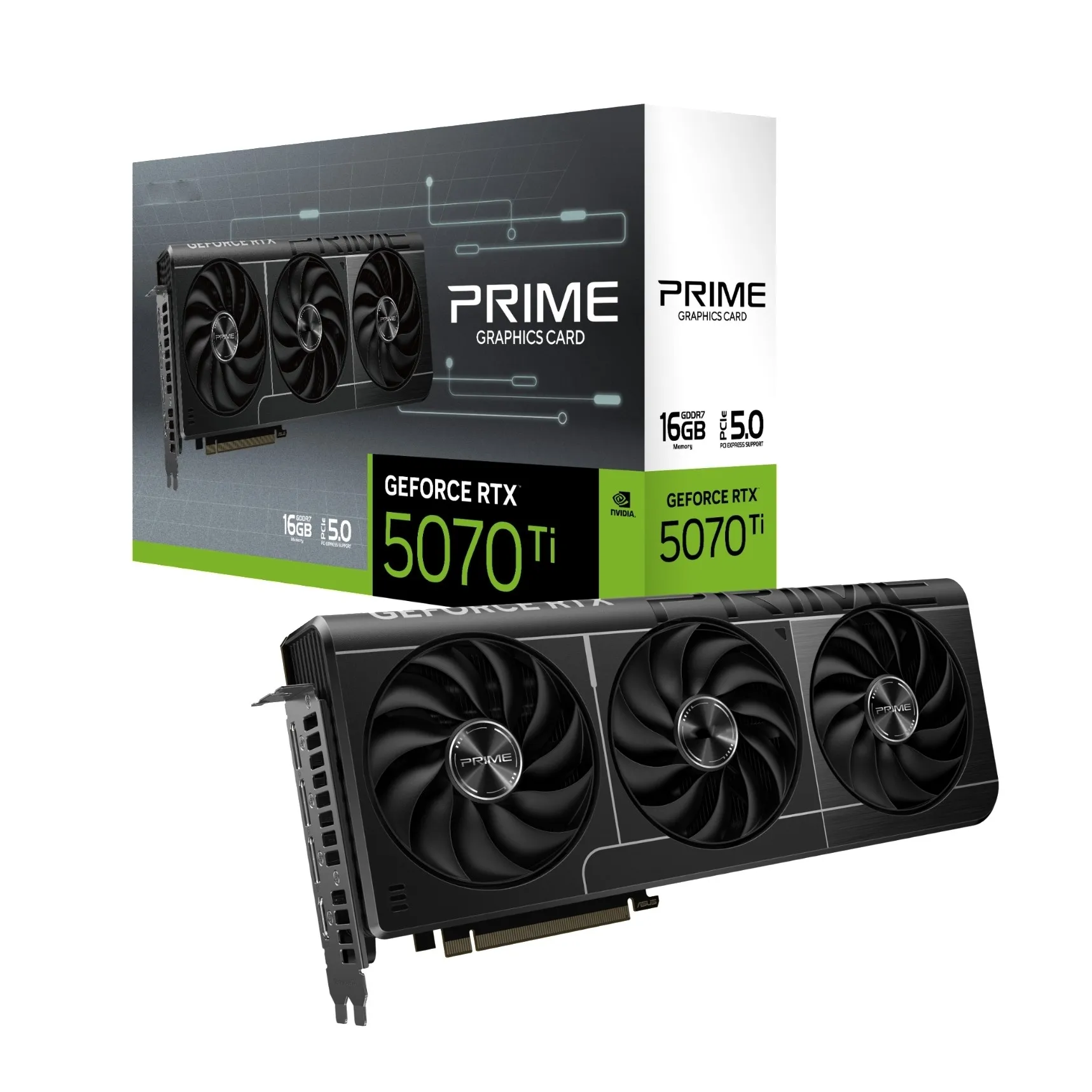 2025 New PRIME GeForce RTX 507 - Triple Fan Gaming Graphics Card 16Gb 评论和价格